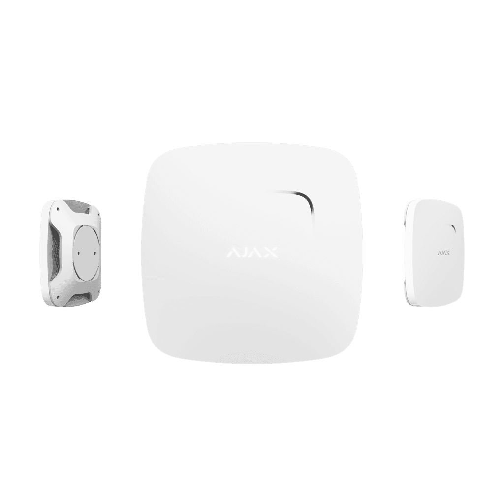 AJAX  FireProtect Plus, Kablosuz, Isı ve Duman Dedektörü, BEYAZ