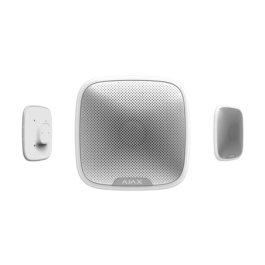 AJAX  StreetSiren, Kablosuz, Harici Siren, BEYAZ