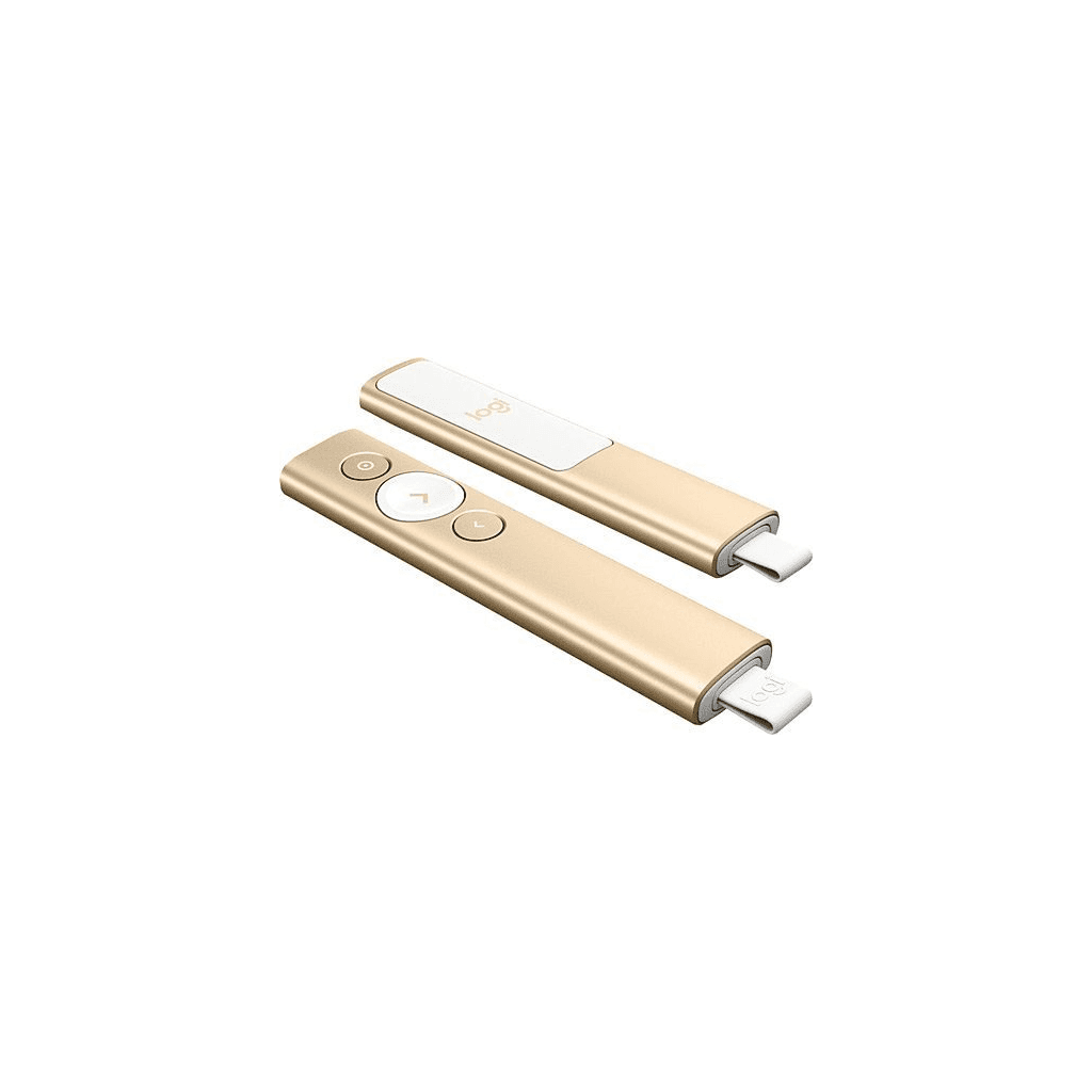 LOGITECH 910-004862, Spotlight Wireless Presenter, Sunum Cihazı (Gold)