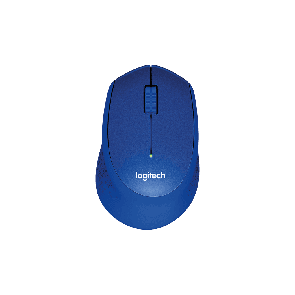LOGITECH 910-004910, M330 Mavi, USB Nano 2,4G Kablosuz, 1000dpi, Optik, 3 Tu┼şlu, 24ay Pil Ömrü, Sessiz Mouse