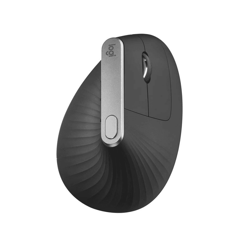 LOGITECH 910-005448, MX VERTICAL, Siyah, Bluetooth, 4000dpi, Lazer, 4 Tu┼şlu, USB-C den ┼şarj edilebilir, Dikey Ergonomik Mouse