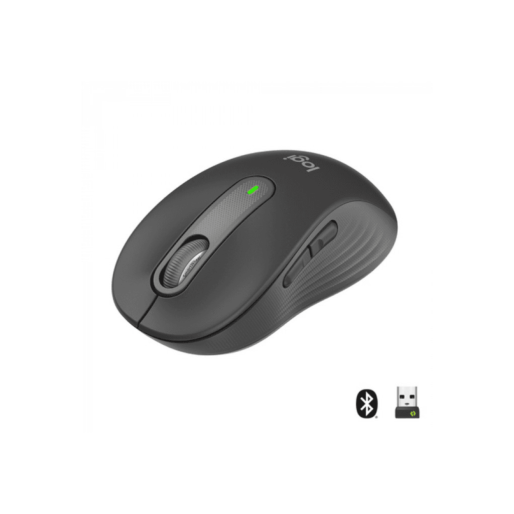 LOGITECH 910-006253, M650 Signature, Siyah, Sa─ş El, USB Nano 2,4G Kablosuz, 4000dpi, Optik, 5 Tu┼şlu, 24ay Pil Ömrü, Sessiz Mouse