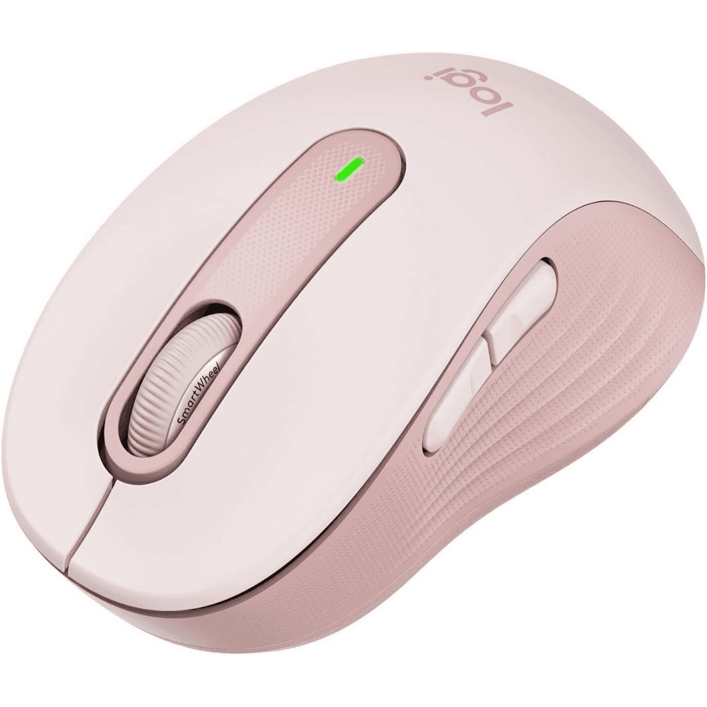 LOGITECH 910-006254, M650 Signature, Rose, Sa─ş El, USB Nano 2,4G Kablosuz, 4000dpi, Optik, 5 Tu┼şlu, 24ay Pil Ömrü, Sessiz Mouse