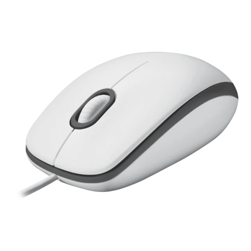 LOGITECH 910-006764, M100 Beyaz, USB Kablolu, 1000dpi, Optik, 3 Tu┼şlu, Mouse