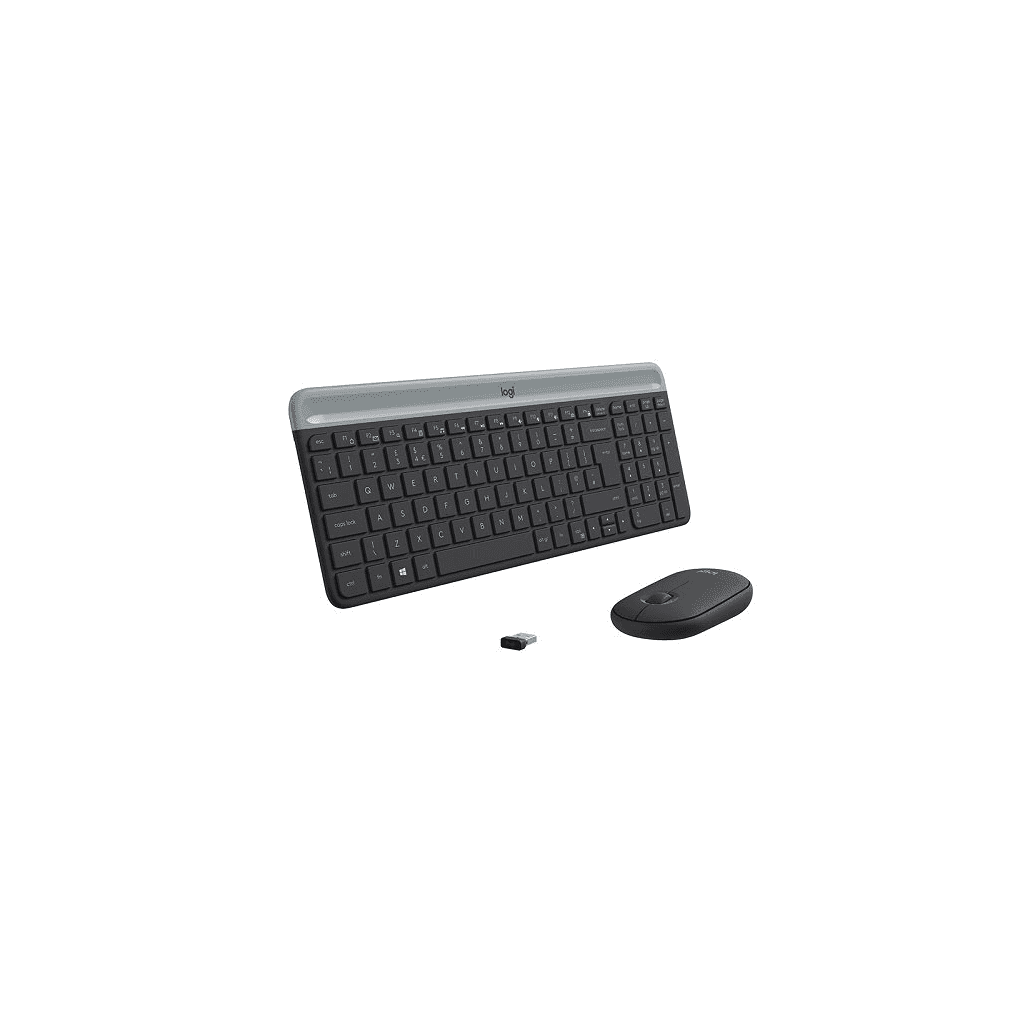 LOGITECH MK470 Siyah, 920-009435, Kablosuz, TürkÇe Q, Klavye Mouse Set