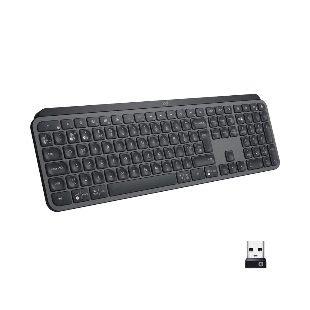 LOGITECH MX Keys S, 920-011594, Bluetooth, TürkÇe Q, Multimedya, Geli┼şmi┼ş Aydınlatmalı, Klavye