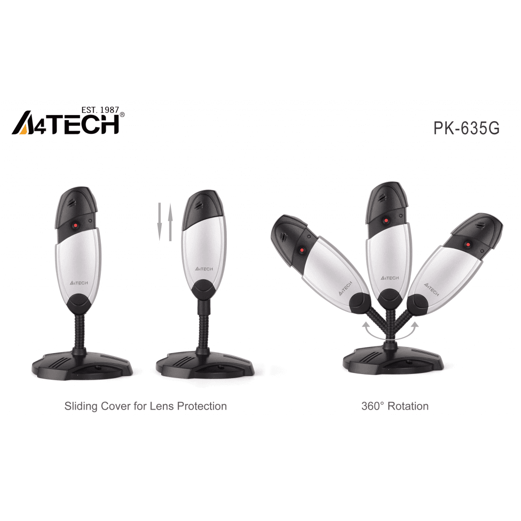 A4 TECH PK-635G 480P Dahili Mikrofonlu USB WEBCAM
