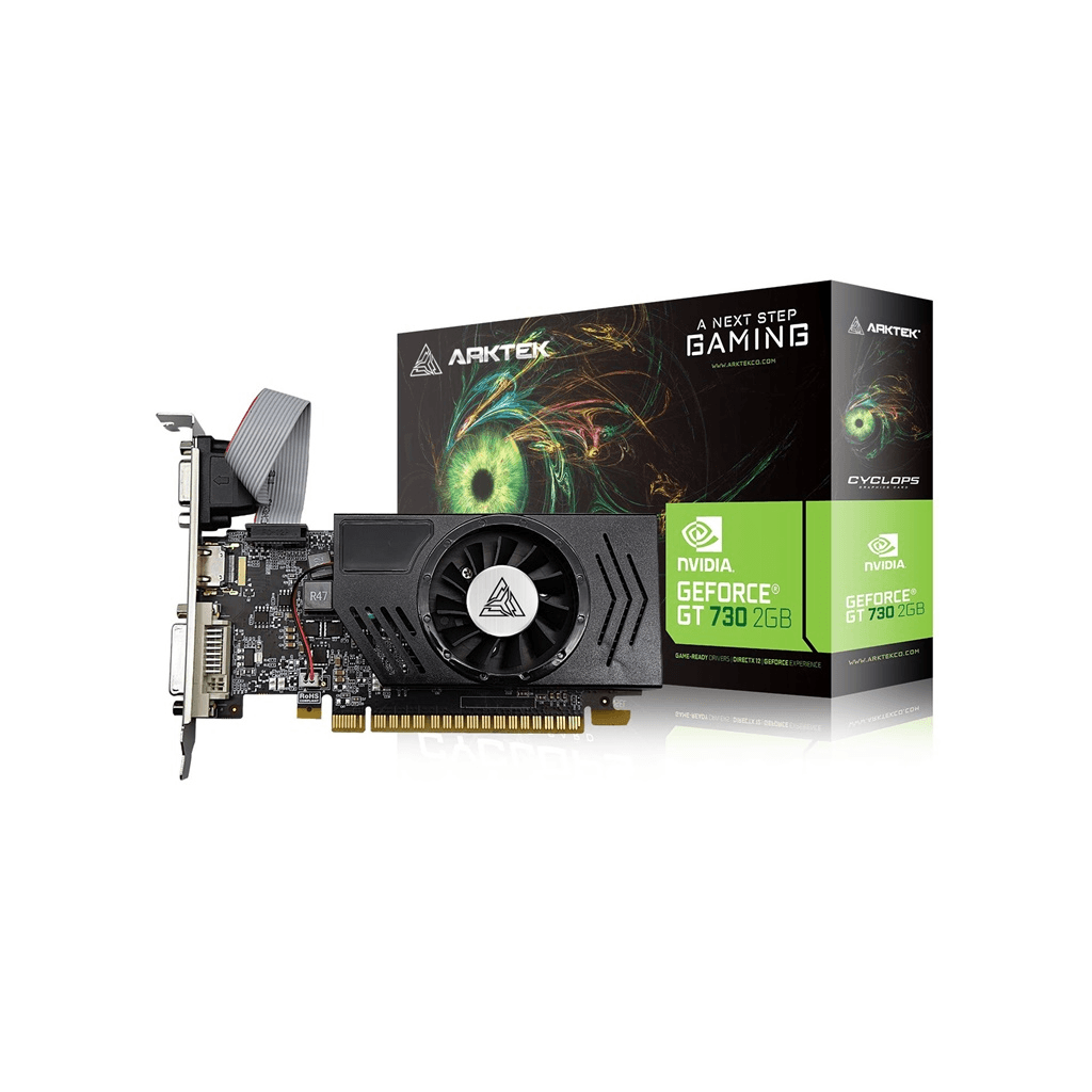 ARKTEK CYCLOPS, AKN730D3S2GL1, GT730, 2Gb, GDDR3, 128Bit, 1xD-Sub, 1xDVI, 1xHDMI Ekran Kartı