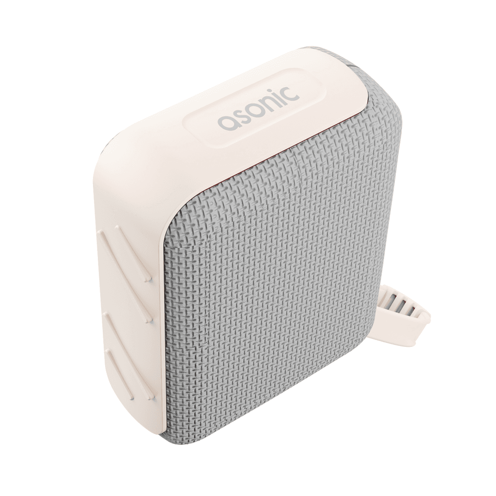 ASONIC AS-03, BEJ, 5W, BT/USB/TF/TWS, 1200mAh Batarya, Bluetooth V5.3, Kablosuz, Ta┼şınabilir, Speaker