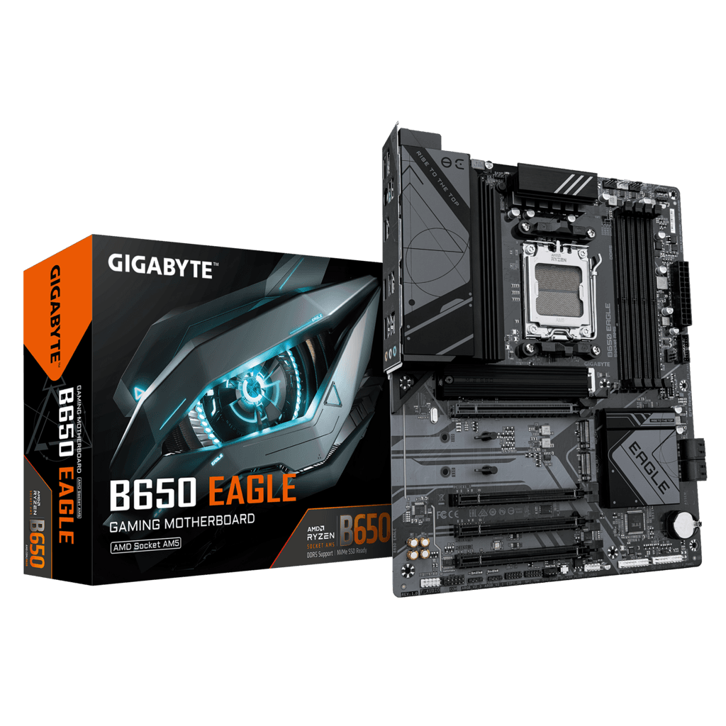 GIGABYTE B650 EAGLE, Rev.1.0, 4xDDR5, 3xM.2, DP, HDMI, Type-C, AM5 Soket GAMING Anakart