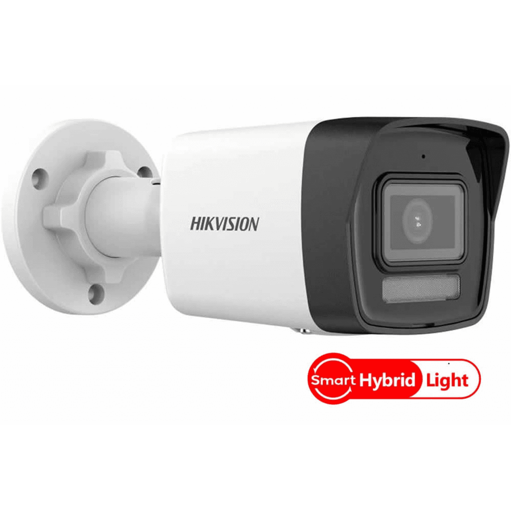 HIKVISION DS-2CD1023G2-LIUF 2Mpix, 4mm Lens, H265+ ,30Mt Gece Görü┼şü, Hybrid Light, SD Kart,Dahili Mikrofon, PoE, Bullet IP Kamera