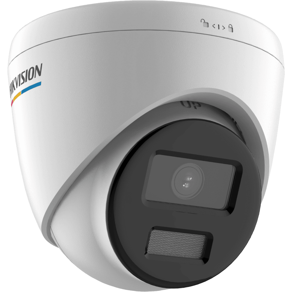 HIKVISION DS-2CD1343G2-LIUF 4Mpix, 2,8mm Lens, H265+, 30Mt Gece Görü┼şü, Hybrid Light, PoE, Mikrofonlu Dome IP Kamera