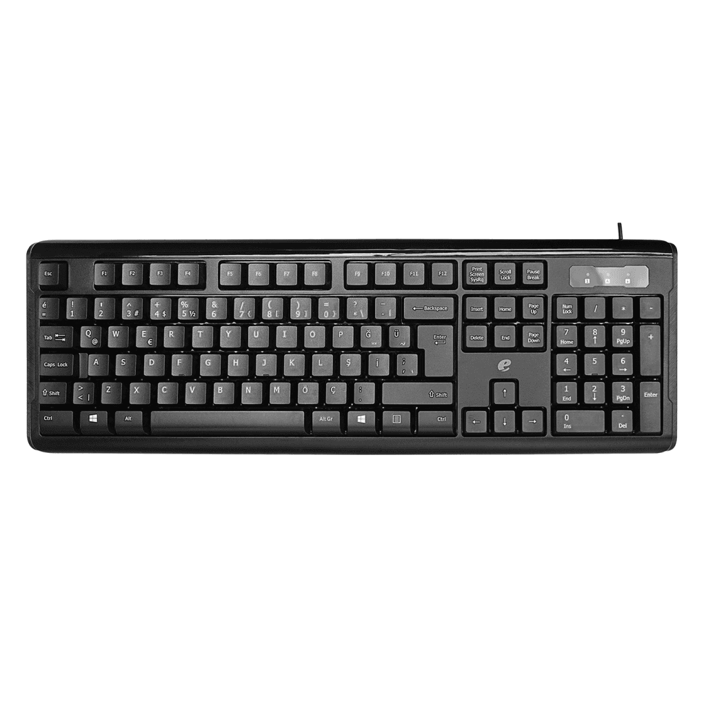 ACER eMachines, EAK9821, Siyah, USB Kablolu, TürkÇe Q, Standart Klavye