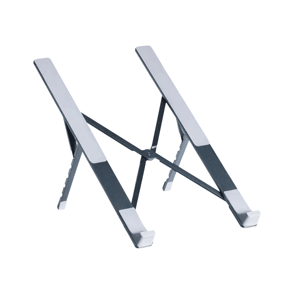 FRISBY FNC-5135ST, 10"-17.3" Ta┼şınabilir,  Katlanır, Notebook Standı, 5 Kademeli Ayarlanabilir Yükseklik, Alüminyum (Gri-Mavi)