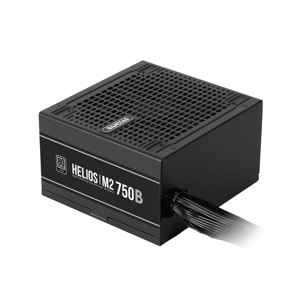 GAMDIAS HELIOS M2-750B, 750W, 80+ Silver, Aktif PFC, GAMING, ATX, Power Supply (PSU)