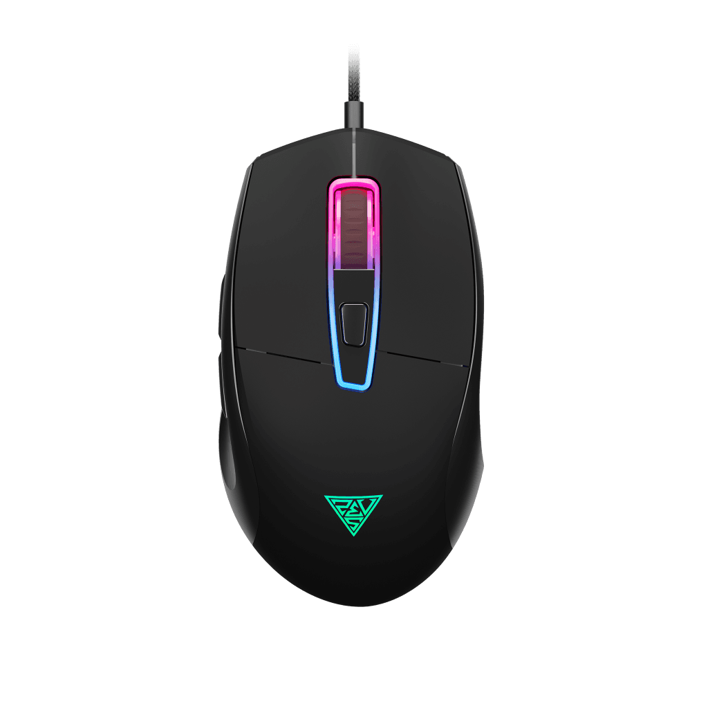 GAMDIAS ZEUS M5, RGB Aydınlatma, USB Kablolu,  7 Tu┼şlu, Gaming Mouse, 12.800 DPI, Siyah