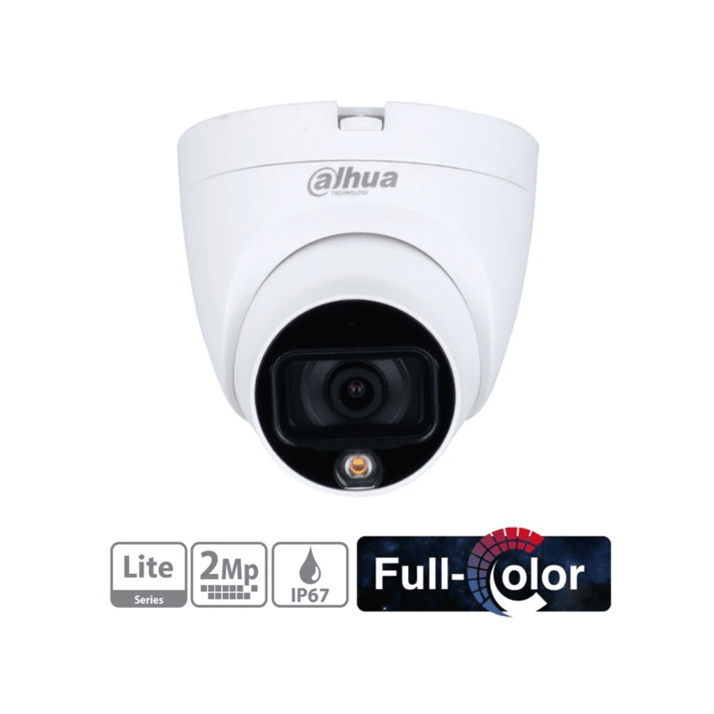 DAHUA HAC-HDW1209TLQ-LED-0280B, 2Mpix, 2.8mm Lens, 20 Mt Gece Görü┼şü, Full Color, 4 IN 1, Dome Kamera