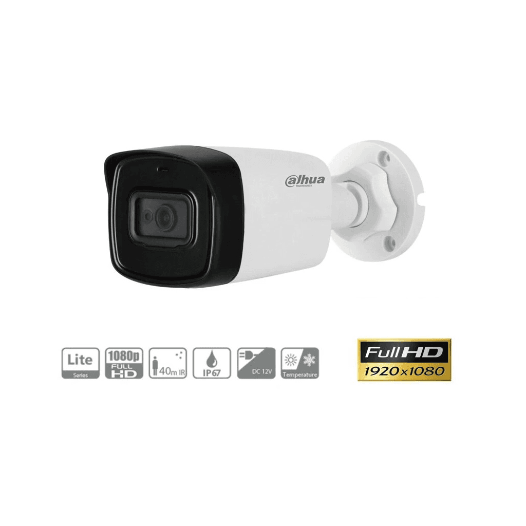 DAHUA HAC-HFW1200TLP-0360B, 2Mpix, 3.6m Lens, 40 Mt Gece Görü┼şü, Bullet Kamera