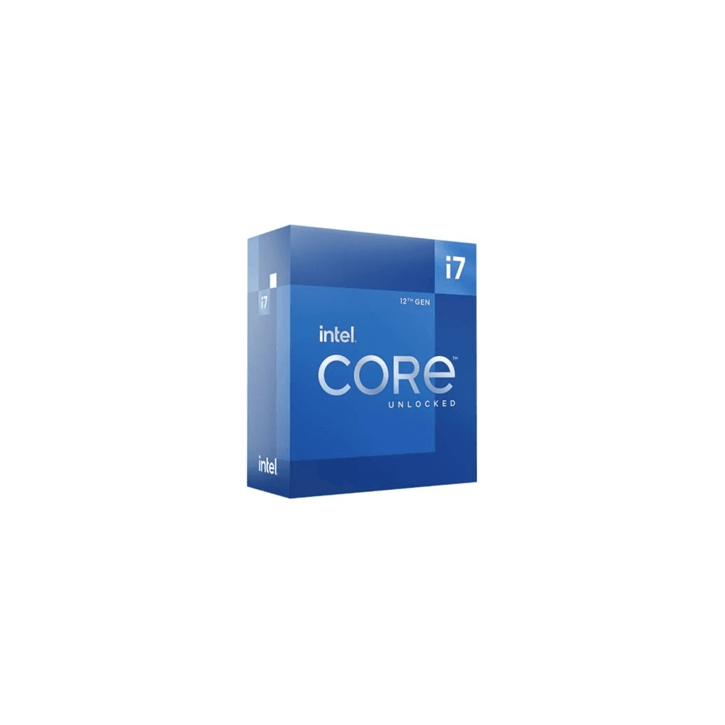 INTEL i7-12700KF 12 Core, 3.60Ghz, 25Mb, 125W, LGA1700, 12.Nesil, BOX, (Dahili Grafik YOK, Fan YOK)