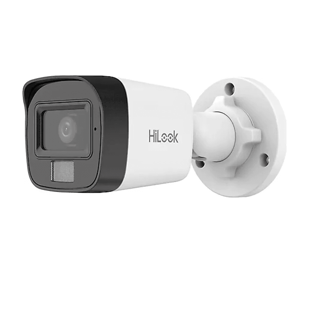 HILOOK IPC-B140HA-LUFC, 4Mpix, 2,8mm Lens, H265+, Dual Light, 20Mt Gece Görü┼şü, Dahili Mikrofon, IP67, PoE, Bullet, IP Kamera