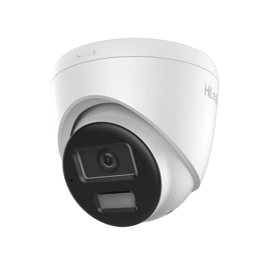 HILOOK IPC-T240HA-LUFC, 4Mpix, 2,8mm Lens, H265+, Dual Light, 30Mt Gece Görü┼şü, Dahili Mikrofon, IP67, PoE, Dome, IP Kamera