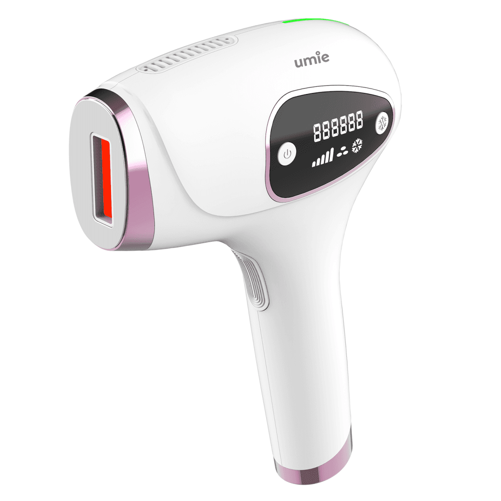 UMIE IPL98 Beyaz, 1Milyon Atım, Buzlu Quartz Tüp, 3 Ba┼şlık, 9 Hız Kademeli, IL Lazer Epilasyon Cihazı.