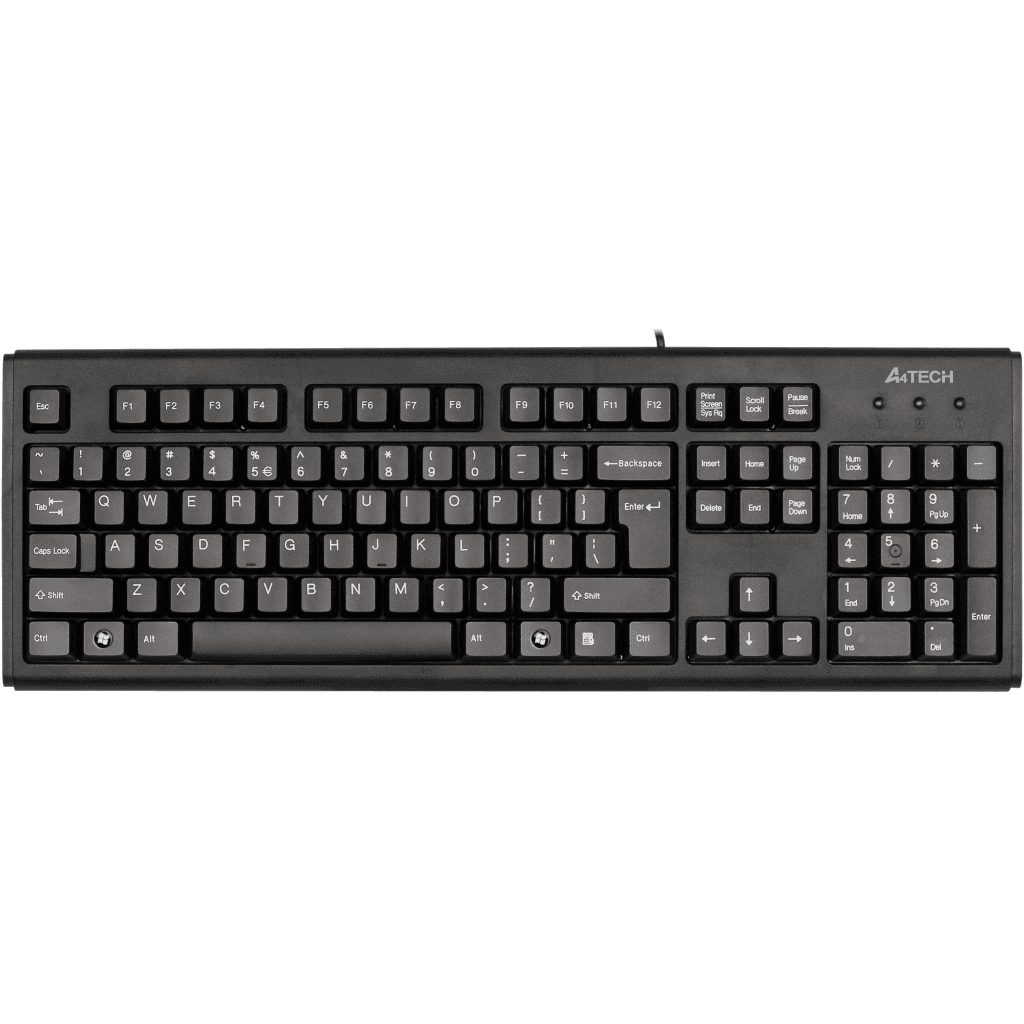 A4 TECH KM-720, Siyah, USB Kablolu, TürkÇe Q, Multimedya KLAVYE