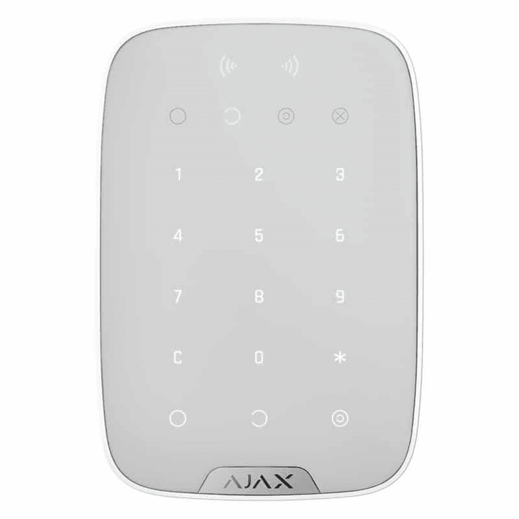 AJAX Keypad, Kablosuz, Tu┼ş Takımı, BEYAZ