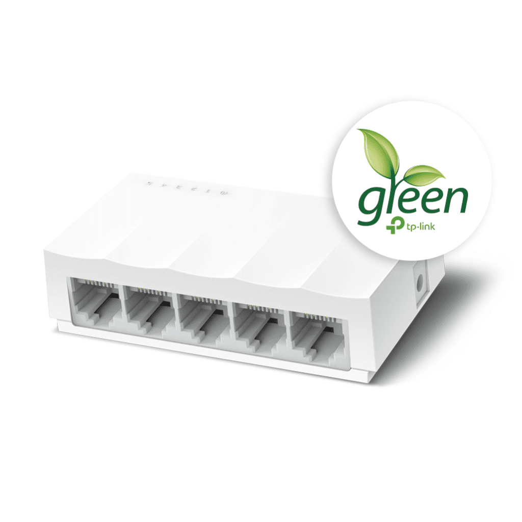 TP-LINK LS1005, Green Tech, 5 Port, MegaBit, Yönetilemez, Masaüstü Switch