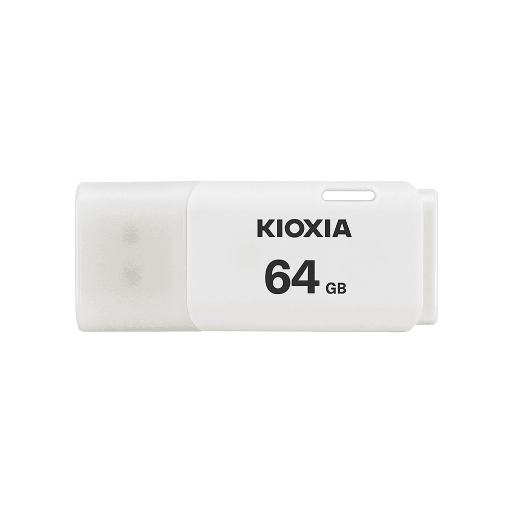 KIOXIA U202W 64GB USB 2.0 TransMemory Flash Disk (Beyaz)