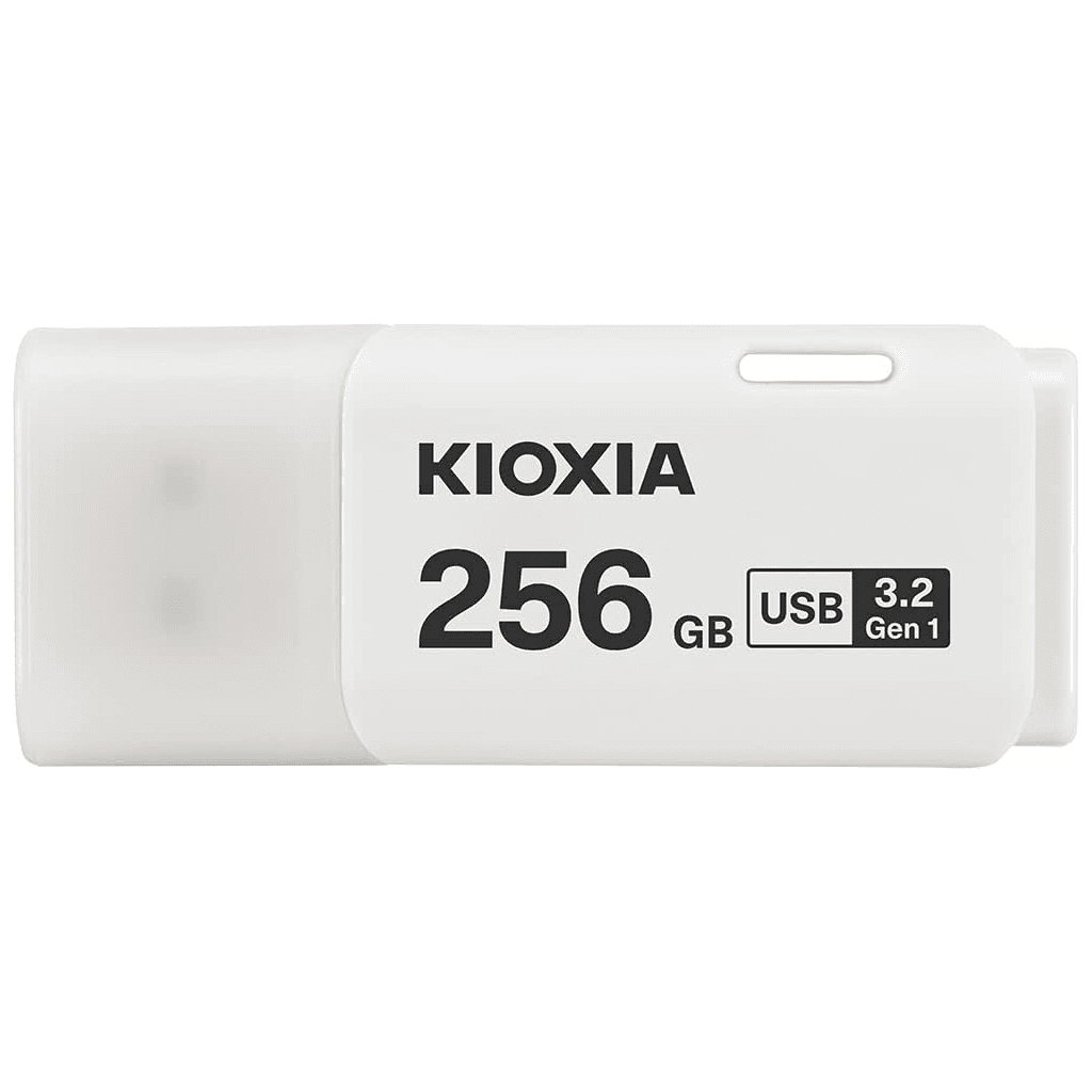 KIOXIA U301W 256GB USB 3.2 Gen1 TransMemory Flash Disk (Beyaz)
