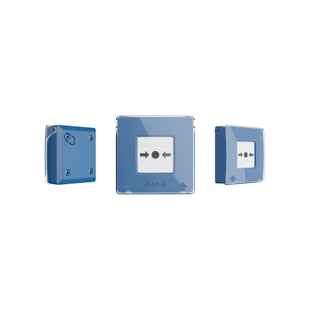 AJAX, Manual Call Point, Kablosuz, KIRBAS BUTONU NC, MAVİ