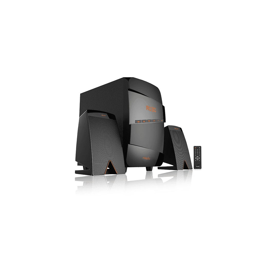MIKADO MD-671BT, 40W, 2+1, Masaüstü, FM/BT/SD/USB, Siyah Kasa, Speaker