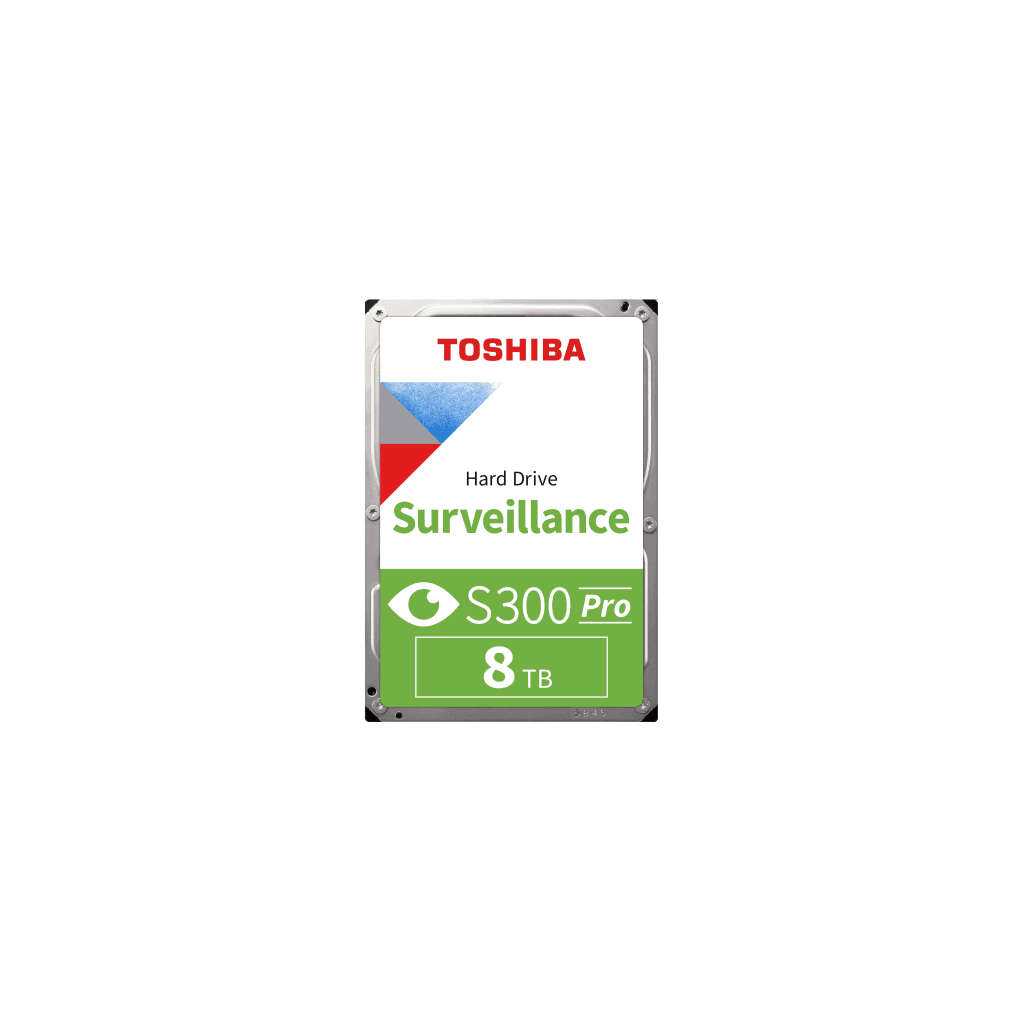 TOSHIBA S300 PRO, MD10ADA800V, 3.5", 8TB, 512Mb 7200 Rpm, 7/24 Güvenlik HDD (Türkiye Distribütörü Garantili)