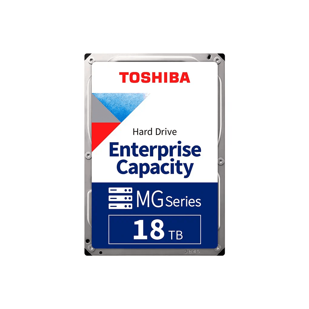 TOSHIBA ENTERPRISE, MG09ACA18TE, 3.5", 18TB, 512Mb 7200 Rpm, 7/24 Güvenlik, Data Center, Nas, Server, HDD (Türkiye Distribütörü Garantili)