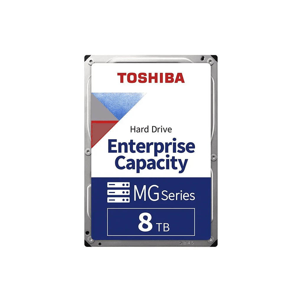 TOSHIBA ENTERPRISE, MG10ADA800E, 3.5", 8TB, 512Mb 7200 Rpm, 7/24 Güvenlik, Data Center, Nas, Server, HDD (Türkiye Distribütörü Garantili)