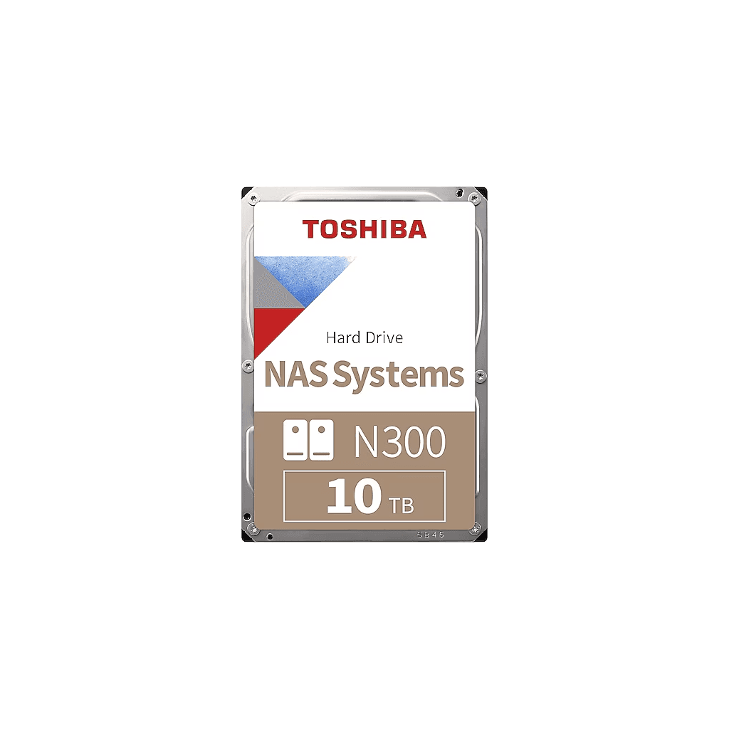 TOSHIBA N300, MN10ADA10TS, 3.5", 10TB, 512Mb 7200 Rpm, SATA3, 7/24 NAS, SERVER, HDD (Türkiye Distribütörü Garantili)