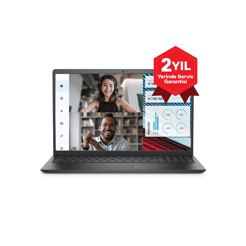 DELL Vostro 3520, N3002PVNB3520U, i5-1235U, 15,6" FHD, 8Gb Ram, 512Gb SSD, Payla┼şımlı Ekran Kartı, Free Dos Notebook (6360095)