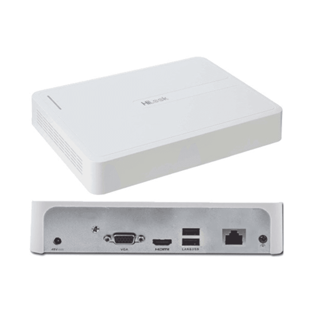 HILOOK NVR-108H-D, 8Kanal, 4Mpix, H265+, 1 HDD Deste─şi, 1080P Kayıt, 60Mbps Bant Geni┼şli─şi, NVR