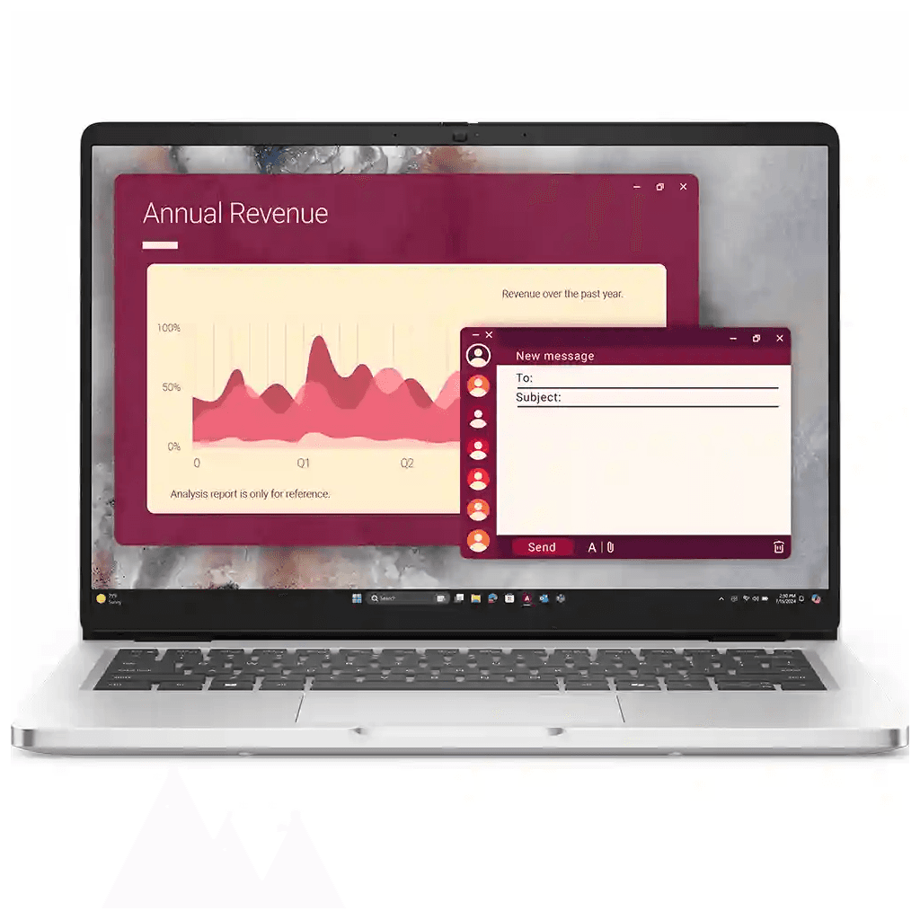 DELL Pro 14 PC14250-BTO108-W Ultra 7-255U, 14" FHD, 32Gb Ram, 512Gb SSD, Payla┼şımlı Ekran Kartı, Win11 Pro Notebook (210292308)