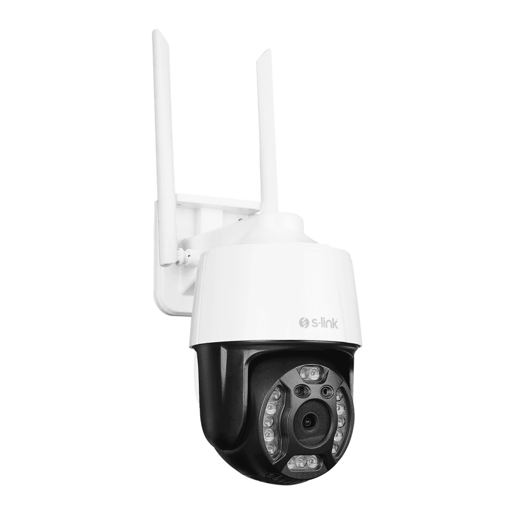 S-LINK SL-PTZ02, Akıllı Güvenlik Kamerası, WiFi, 3Mpix, 2,8mm Lens, 25m. Gece Görü┼şü, Hareket algılama, İki Yönlü Ses, Micro SD Kartlı, TUYA Yazılım
