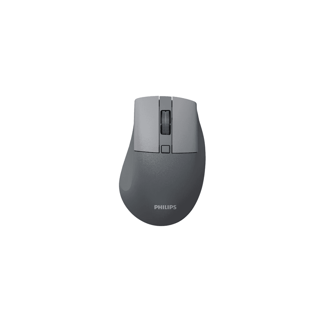 PHILIPS SPK7528G, SESSİZ, Gri, USB Nano  2,4Gh ve Bluetooth Kablosuz, 1600dpi, Optic, 3 Tu┼şlu Ergonamik Mouse