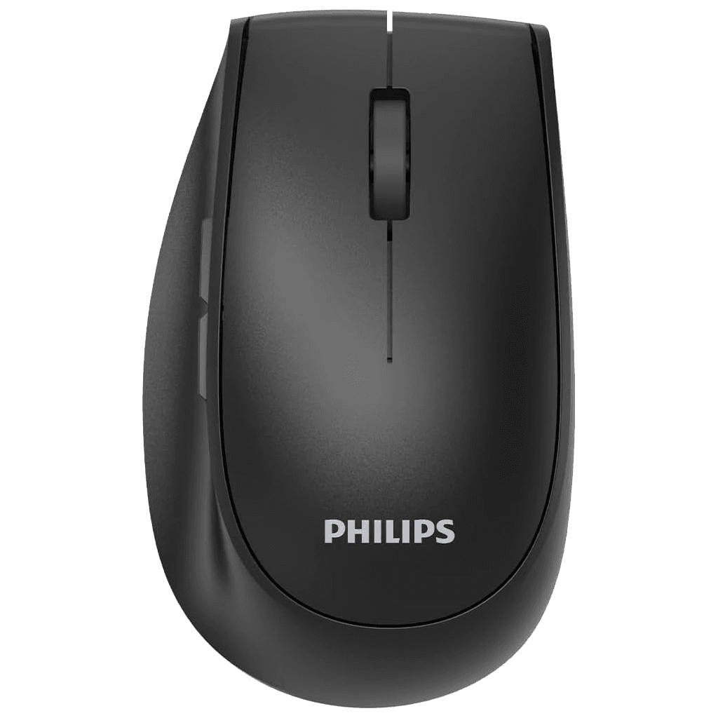 PHILIPS SPK7627B, Siyah, USB Nano 2,4Gh ve Bluetooth Kablosuz, 1600dpi, Optic, 5 Tu┼şlu, ┼Şarj Edilebilir, Mouse