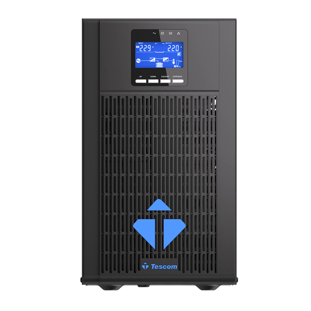 TESCOM NeoLine 3000, 3 KVA Online 1F/1F UPS,  (900040102) (6x9A Akü)