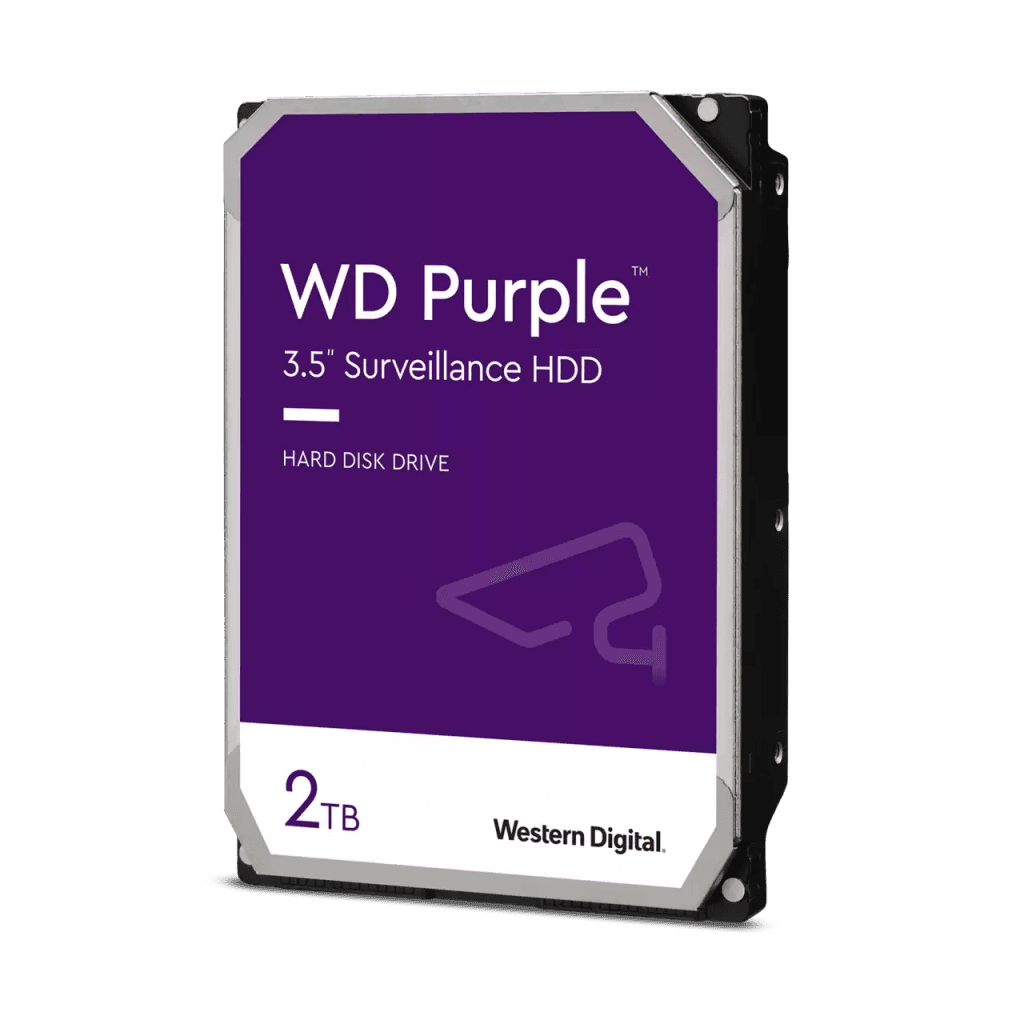 WD PURPLE, WD23PURZ,  3.5", 2TB, 256Mb, 5400 Rpm, 7/24 Güvenlik, HDD (Türkiye Distribütörü Garantili)