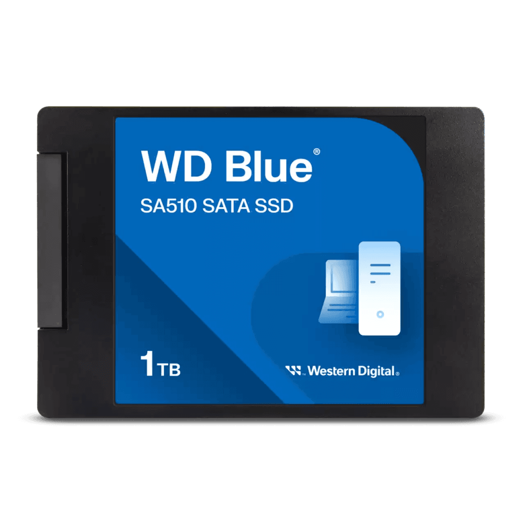 WD Blue SA510, WDS100T3B0A, 1TB, 560/510, 3D NAND, 2,5" SATA, SSD