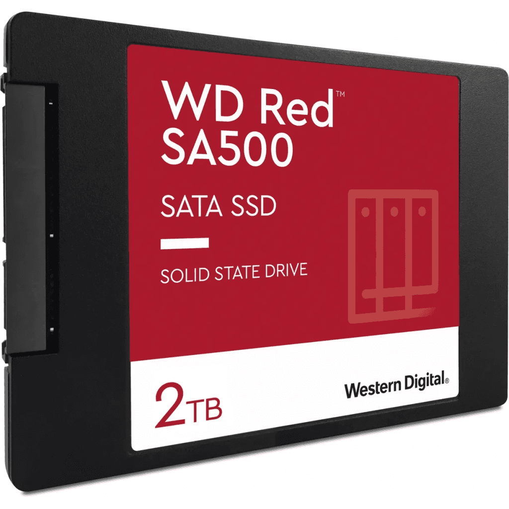WD Red SA500, WDS200T2R0A, 2TB, 560/530, SERVER ve NAS iÇin Enterprise, 2,5" SATA, SSD