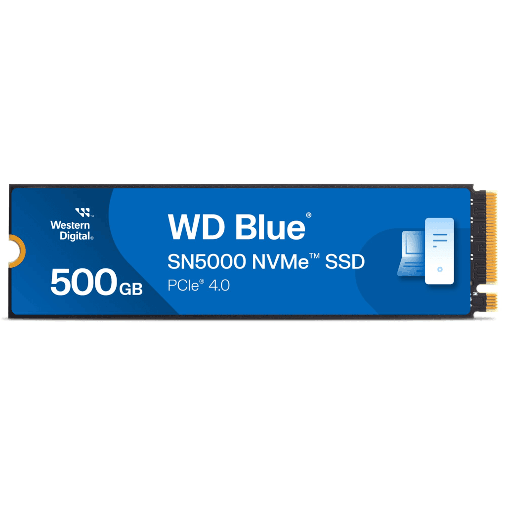 WD Blue SN5000, WDS500G4B0E, 500GB, 5000/4000, Gen4, NVMe PCIe M.2 2280,  SSD