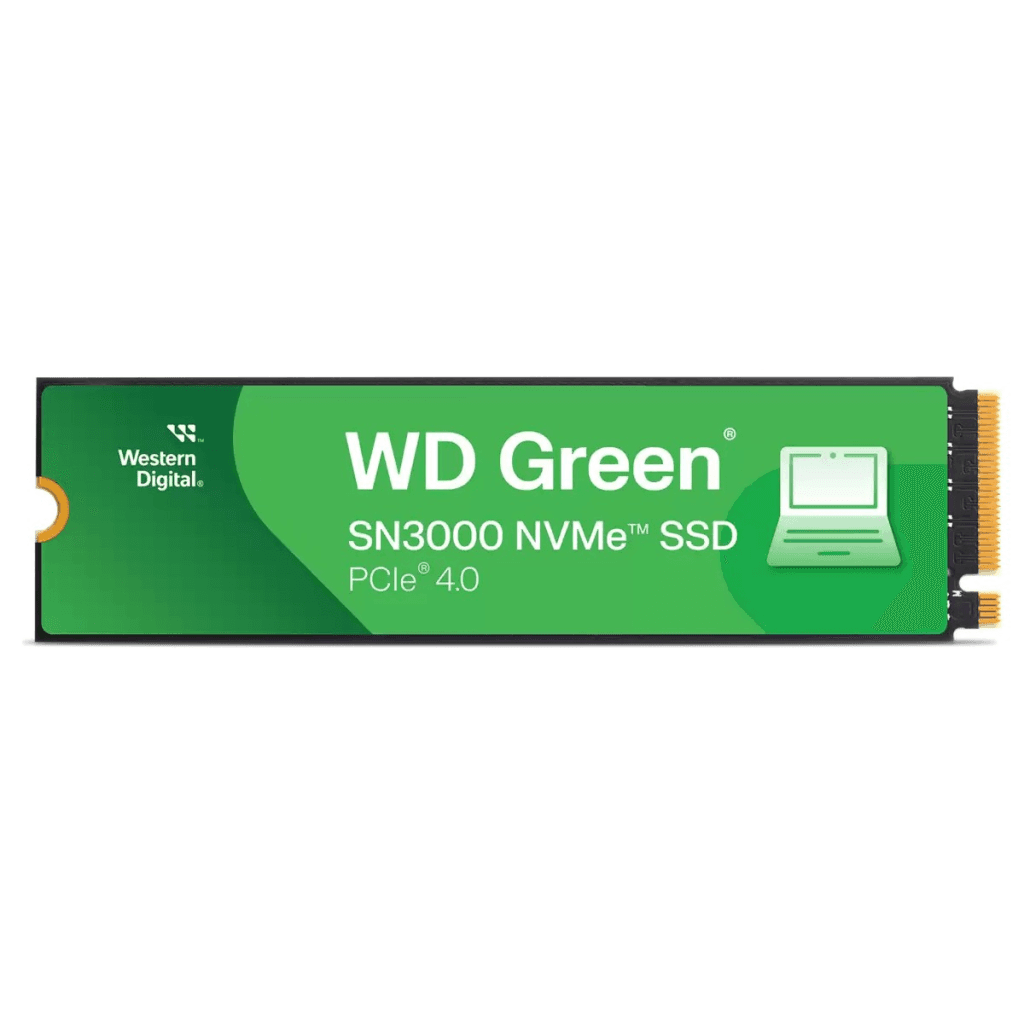 WD Green SN3000, WDS500G4G0E, 500GB, 5000/4000, Gen4, NVMe PCIe M.2 2280, SSD