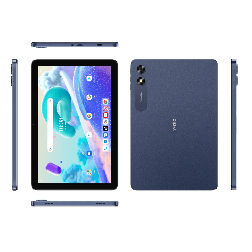 WELIO WPad Aura  10,1" Ekran, 4Gb Ram, 64Gb Hafıza, Wifi, Midnight Blue, Android Tablet (KVK Garantili)